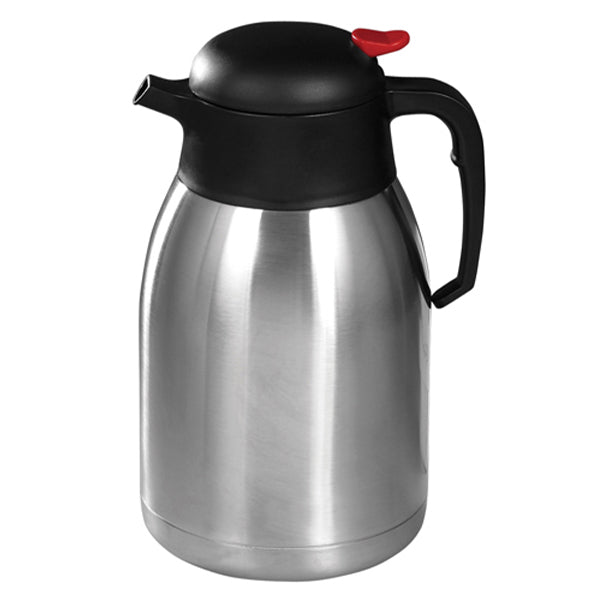 WINCO - 2L INSULATED CARAFE W/ PUSH BUTTON 8EA