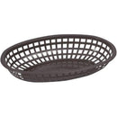 WINWARE - BLACK PREMIUM OVAL BASKET 12CT