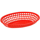 WINWARE - RED PREMLUM OVAL BASKET 12CT