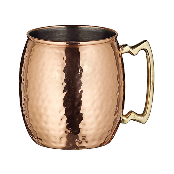 WINCO - 20oz COPPER PLATED HAMMERED MOSCOW MULE MUGS 1EA