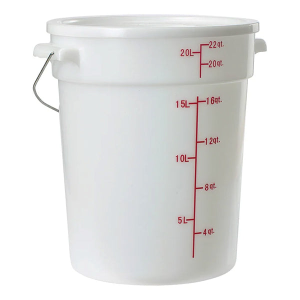 WINCO - 6GAL ROUND BEVERAGE DISPENSER WHITE 1EA