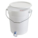 WINCO - 6GAL ROUND BEVERAGE DISPENSER WHITE 1EA