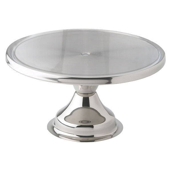 WINCO - WINCO13" STAINLESS STEEL CAKE STAND 1EA