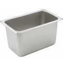 WINCO - STEAM TABLE PAN1/4 SIZE 6IN DEEP EA
