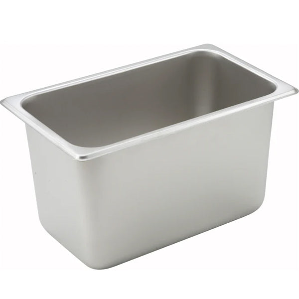 WINCO - STEAM TABLE PAN1/4 SIZE 6IN DEEP EA