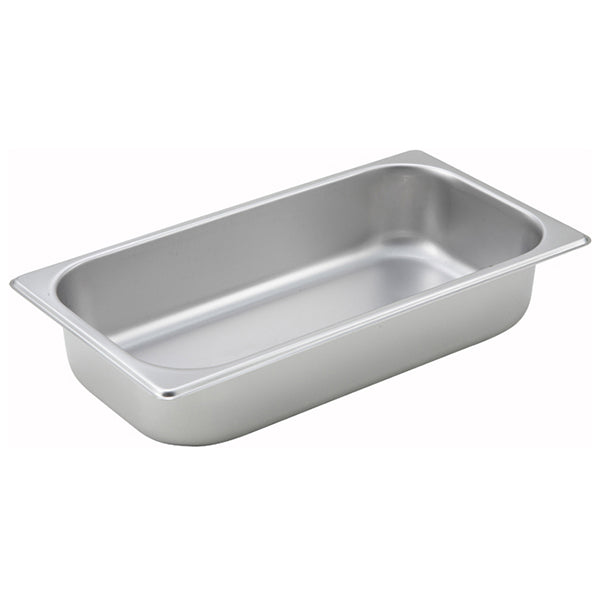 WINCO - STEAM TABLE PAN 1/3 SIZE 2.5in DEEP EA