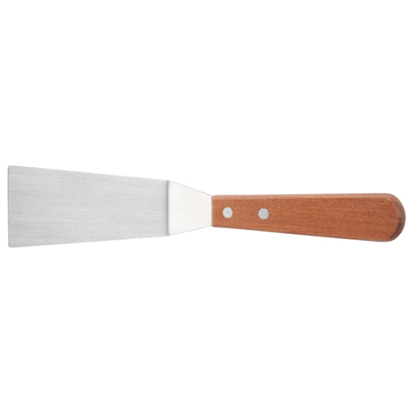 WINCO - OFFSET GRILL SPATULA WITH WOOD HANDLE EA