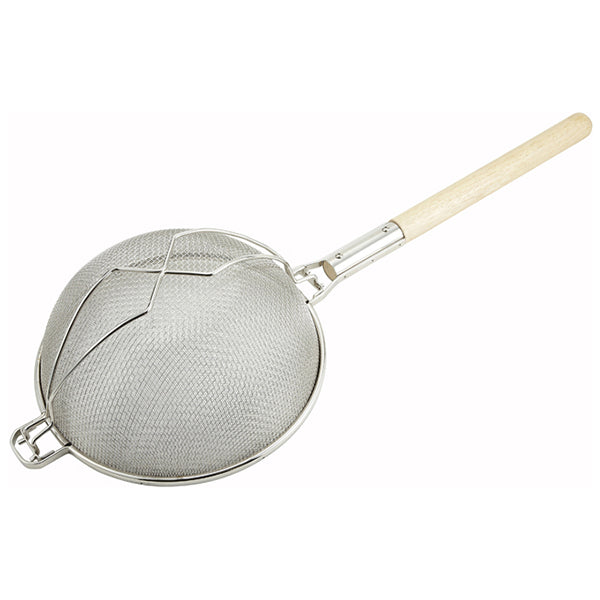 WINCO - 14in DOUBLE MESH STRAINER REINFORCED 1EA