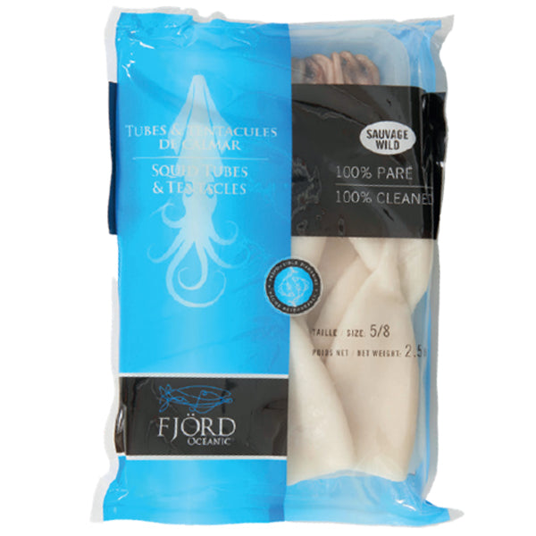 FJORD OCEANIC - SQUID TUBE AND TENTACLES 5/8 2.5LB
