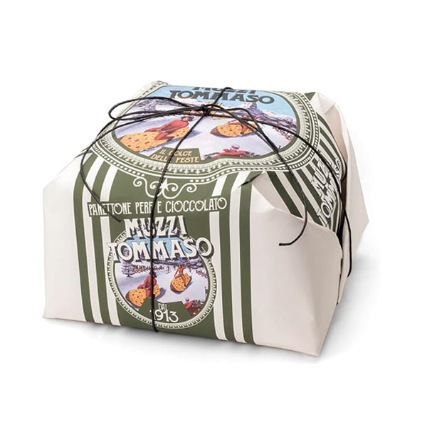 MUZZI TOMMASO - PANETTONE PEAR & CHOCOLATE 500GR