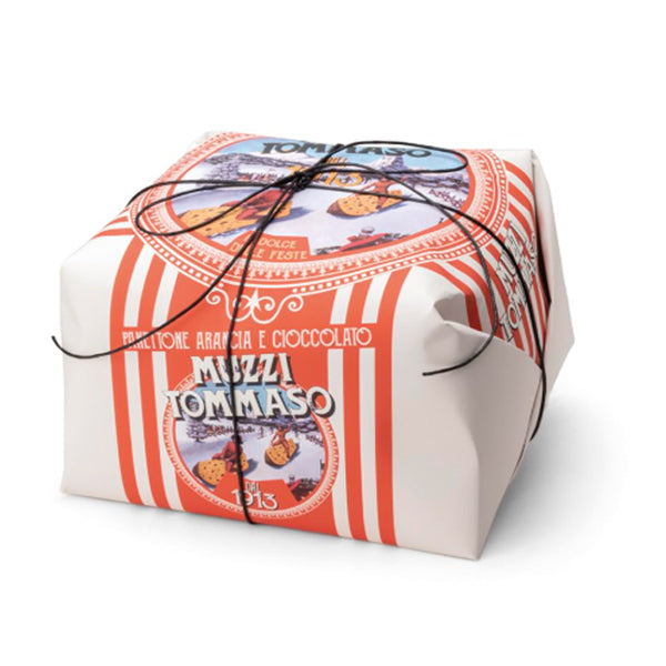 MUZZI TOMMASO - PANETTONE ORANGE & CHOCOLATE 500GR