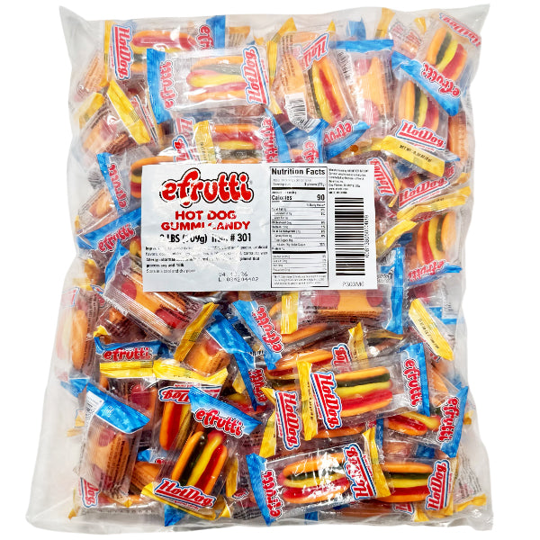 EFRUTTI - HOT DOG GUMMY BULK 2LB