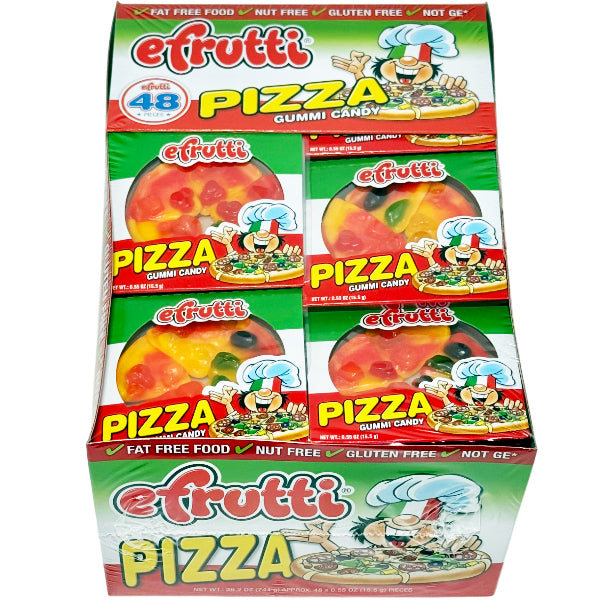 EFRUTTI - PIZZA GUMMI CANDY 48EA