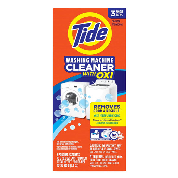TIDE - WASHING MACHINE CLEANER WITH OXI 3 CT 75GR