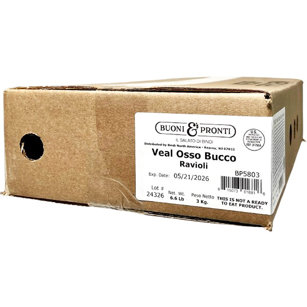 BUONI PRONTI - VEAL OSSO BUCO RAVIOLI 2x3.3 LBS