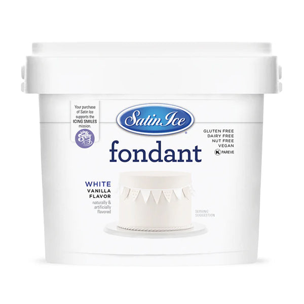 SATIN ICE - WHITE VANILLA FONDANT 2.5KG