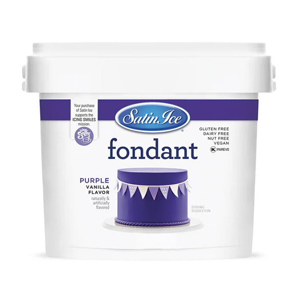 SATIN ICE - PURPLE VANILLA FONDANT 2.5KG