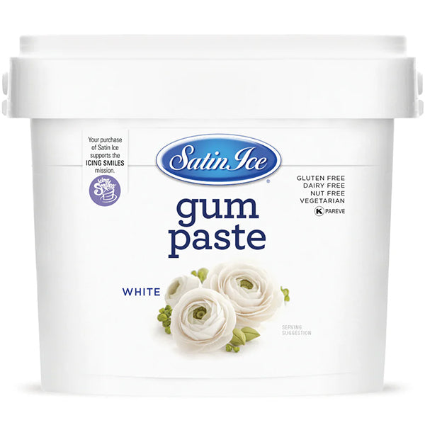 SATIN ICE - WHITE GUM PASTE 2.5KG
