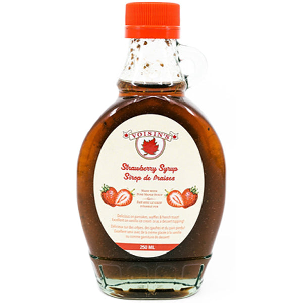 VOISIN'S - MAPLE SYRUP STRAWBERRY 12x250 ML