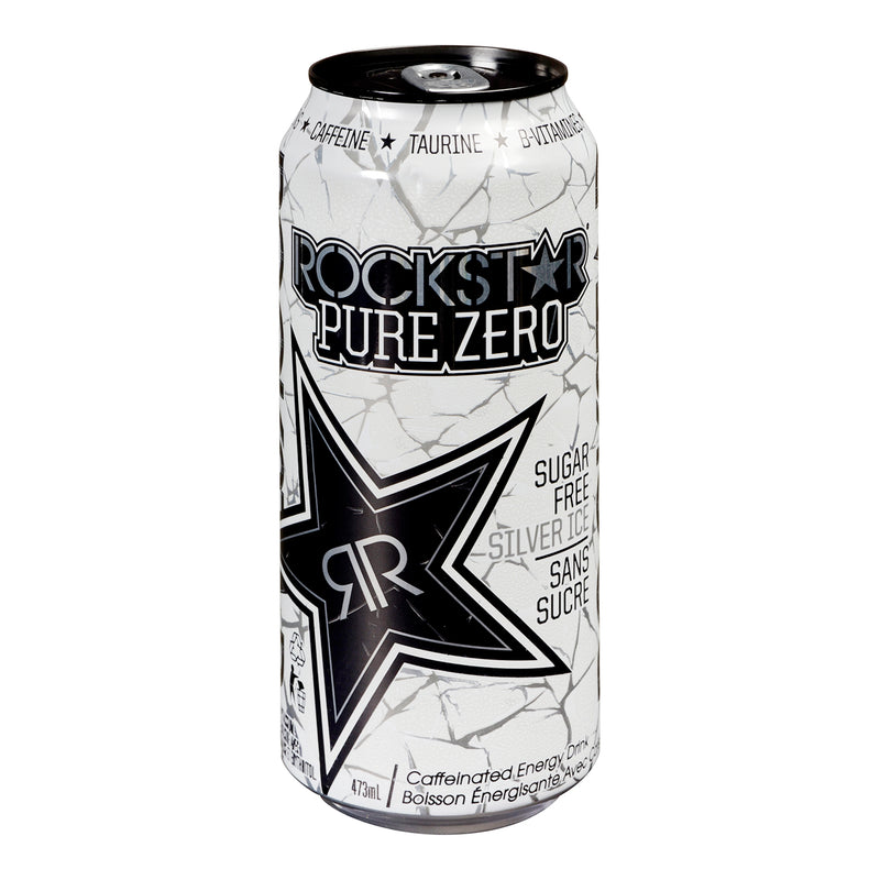 ROCKSTAR - PURE ZERO SILVER ICE 12x473ML