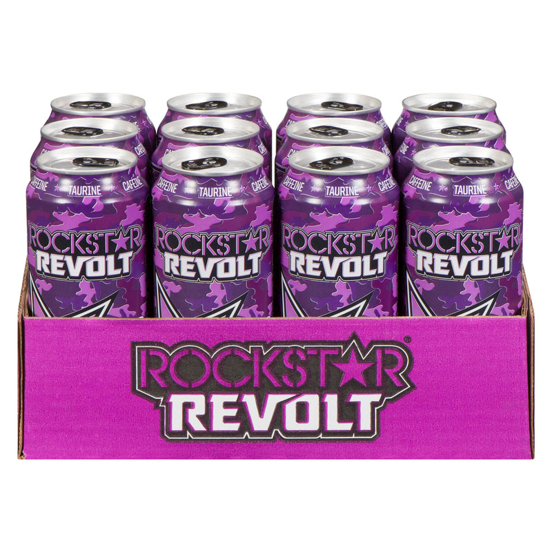 ROCKSTAR - REVOLT KILLER GRAPE 12x473ML