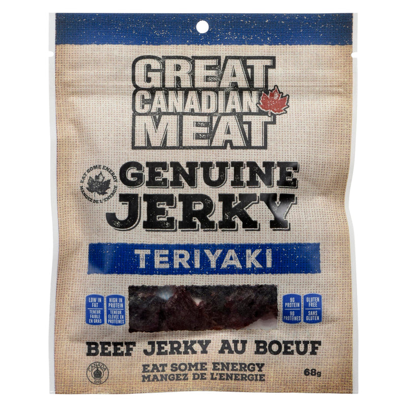 THE GREAT CANADIAN - TERIYAKI BEEF JERKY 68GR
