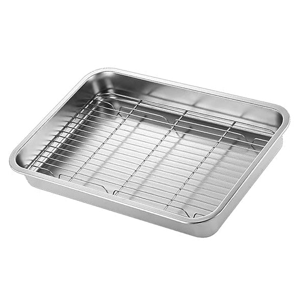 REGO - ROASTING PAN WITH GRILL 35X26CM 0.5MM 1E 1EA