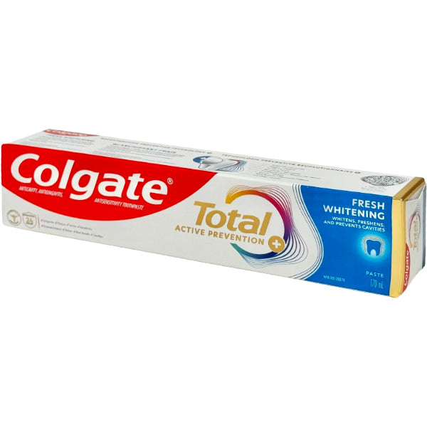 COLGATE - ACTIVE PREVENTION PLUS FRESH WHITENING TEETH 170ML