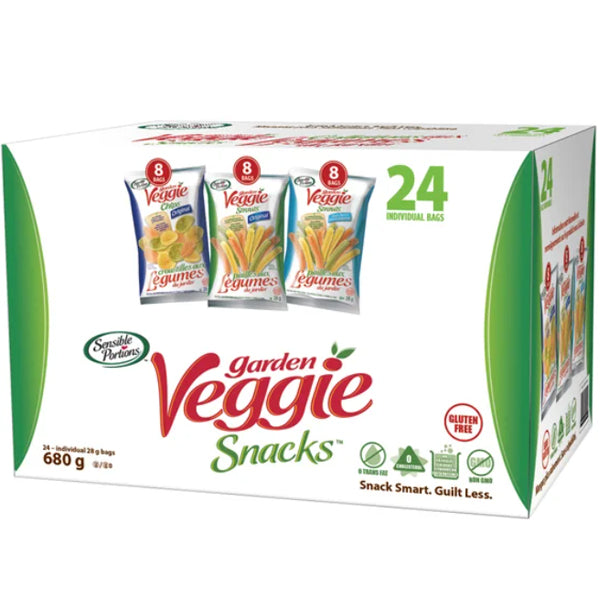 SENSIBLE PORTIONS - VEGGIES SNACKS VARIETY 24x28.4 GR