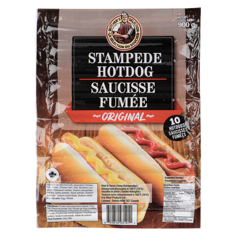 STAMPEDE - HOT DOGS ORIGINAL 960GR