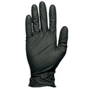 PRECISION GRIP - NITRILE LARGE  GLOVES POWDER FREE 8MIL BLACK 100CT