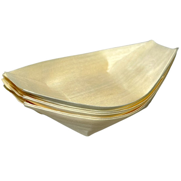 ENKAY - WOODEN BOAT 13.5X7.5CM 50EA