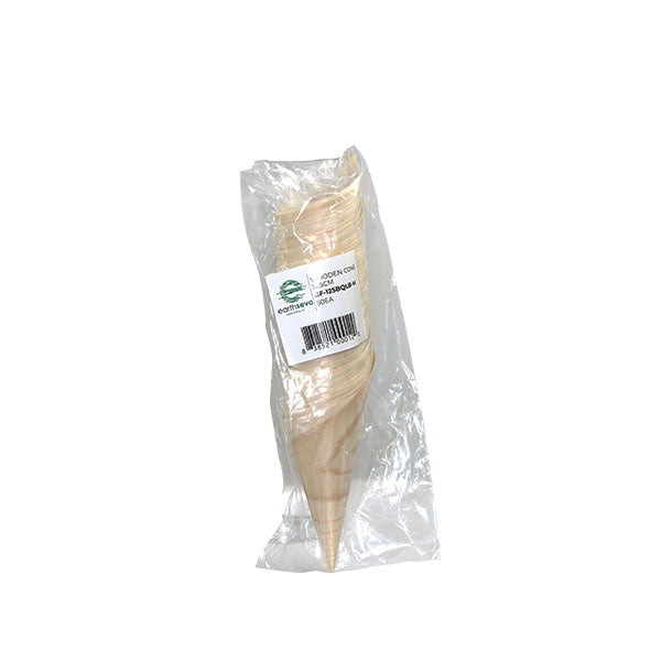 ENKAY - WOODEN CONE HEIGHT 12.5CM 50EA