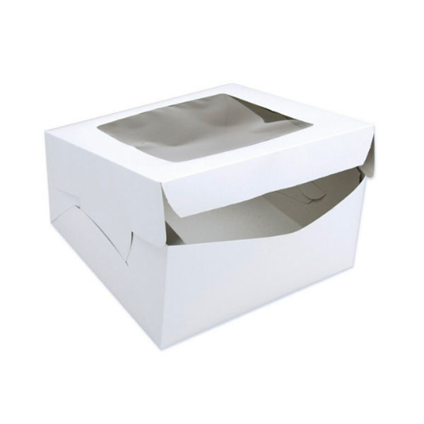 E.B. BOX - CAKE WINDOW 10x10x2.5 200EA