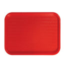 WINCO - RECTANGULAR RED TRAY 1EA