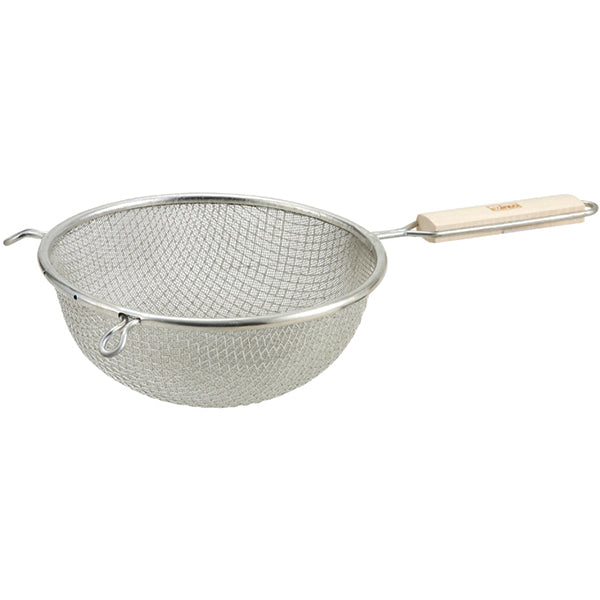 WINCO - FINE DOUBLE MESH STRAINER 8in EA