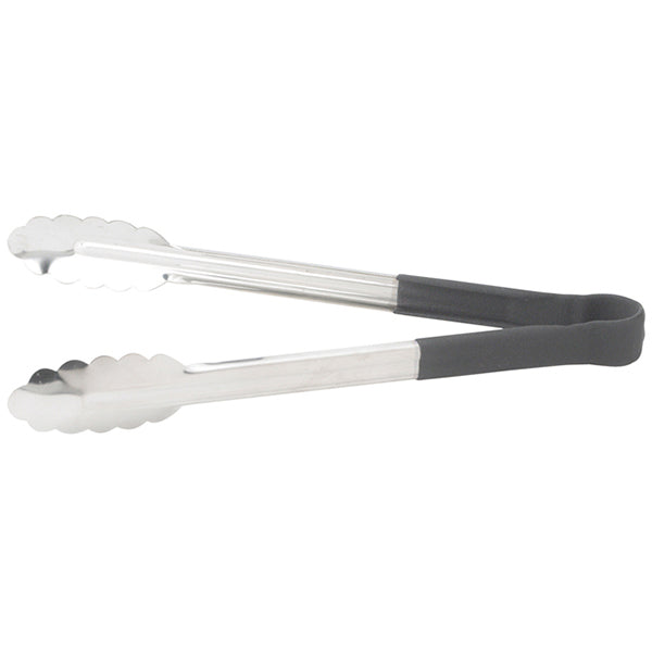 WINCO - UTILITY TONG 12in BLACK HANDLE 1EA