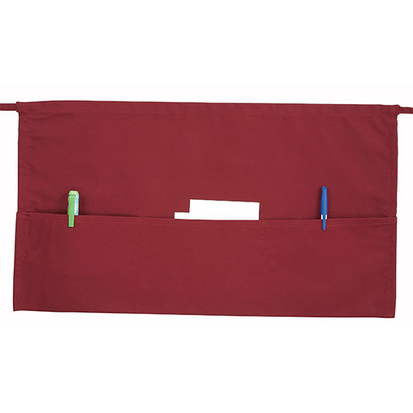 WINCO - WAIST APRON BURGUNDY 1EA