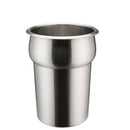 WINCO - PRIME INSET  PANS 2.5QT STAINLESS STEEL SATIN FINISH EA