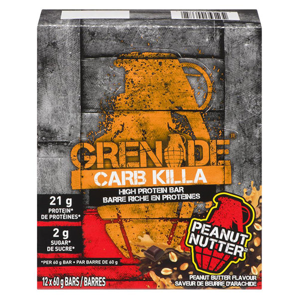 GRENADE - PROTEIN BAR PEANUT NUTTER 12x60 GR