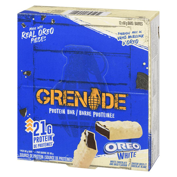 GRENADE - PROTEIN BAR WHITE OREO 12x60 GR