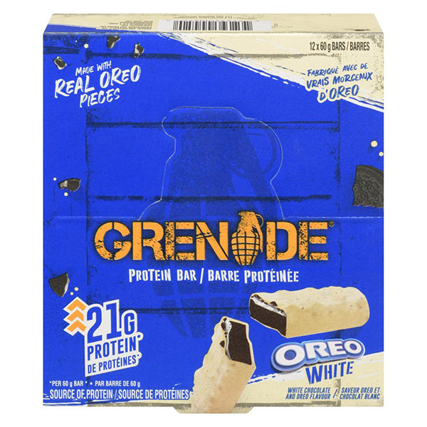 GRENADE - PROTEIN BAR WHITE OREO 12x60 GR