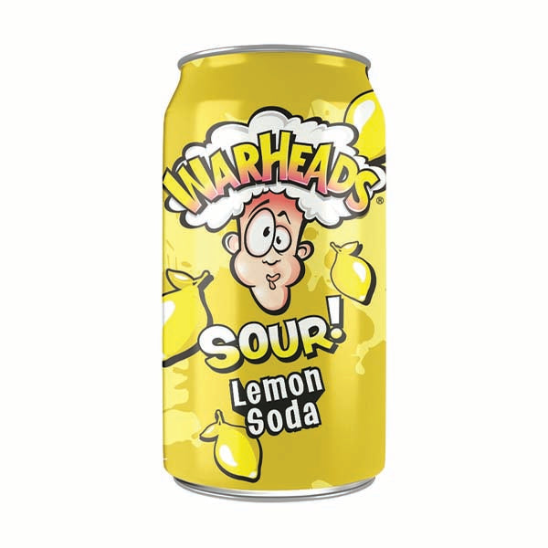 WARHEADS - SOUR SODA LEMON 12x355 ML