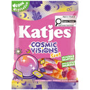 KATJES - COSMIC VISIONS PLANT BASED SOUR GUMMIES 140GR