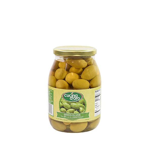 CUCINA D'ORO - GREEN OLIVES 1062ML