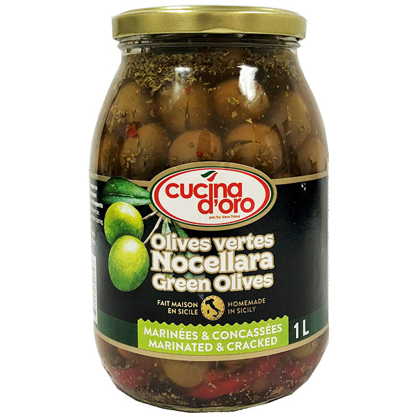 CUCINA D'ORO - DORO CRACKED OLIVES 1.05LT