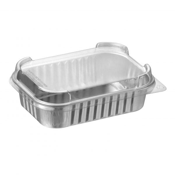 TALTHI - ALUMINUM RECT CONTAINER W/LID 430ML 15EA