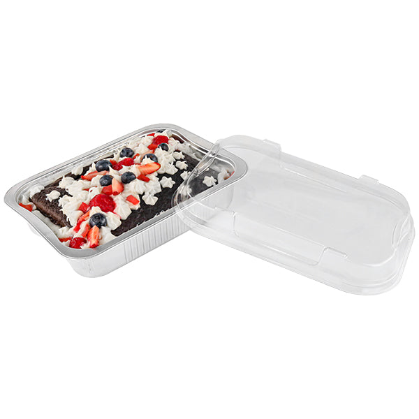 TALTHI - ALUMINUM RECT CONTAINER W/LID 1245ML 15EA