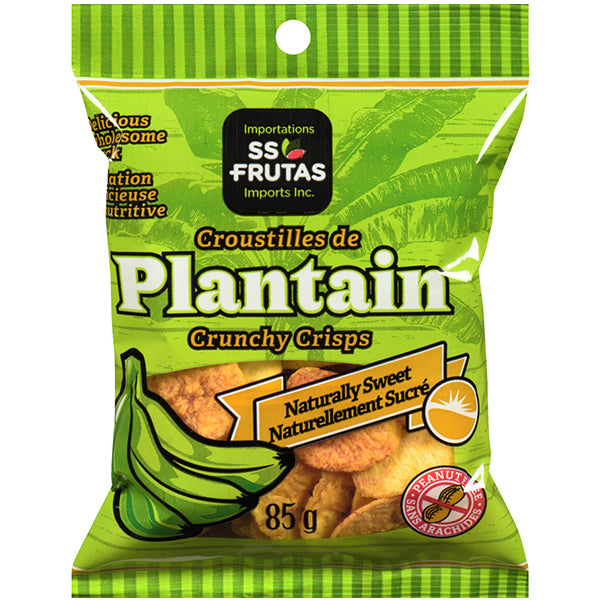 SS FRUTAS - PLANTAIN CRISPS SWEETS 85GR