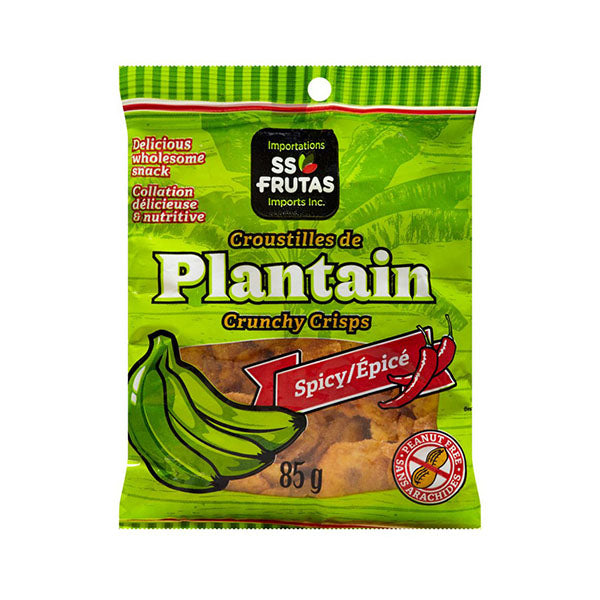 SS FRUTAS - PLANTAIN CRISPS SPICY 85GR